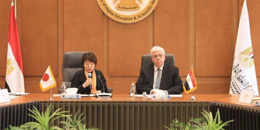 وزير التعليم العالي يبحث سبل التعاون مع وزيرة التعليم والثقافة اليابانية - تكنو بلس