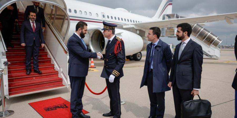 «أول زيارة إلى أوروبا».. الرئيس السوري أحمد الشرع يصل فرنسا - تكنو بلس