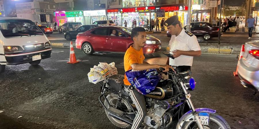مرور البحر الأحمر يشّن حملة كبرى لضبط الموتوسيكلات المخالفة - تكنو بلس