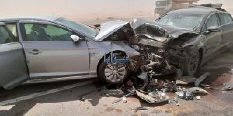 بالفيديو :7 إصابات في حادث مروع على طريق ضبعة بسبب الغبار الكثيف - تكنو بلس