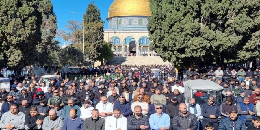 40 ألفا يؤدون صلاة الجمعة في المسجد الأقصى - تكنو بلس