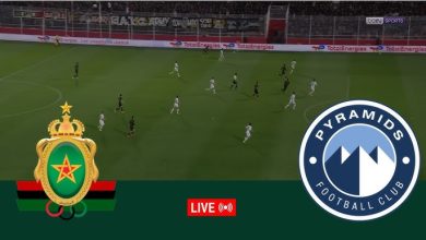 مشاهدة مباراة الجيش الملكى وبيراميدز